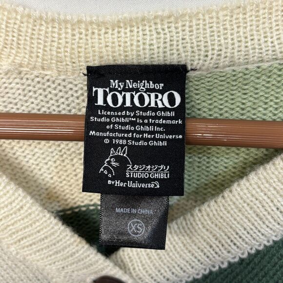 My Neighbor Totoro Studio Ghibli Women Cardigan Sweater XS X-Small C049 -18 - Picture 15 of 15
